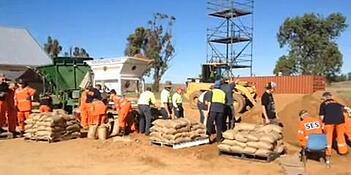 Emergency flood-proofing measures – using sandbags