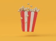 3d popcorn